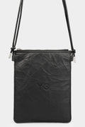 Y-3 | FW25 - Small Crinkled leather cross body bag JD2914