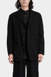 Y’s Yohji Yamamoto | AW25 - Four button fulling wool jacket ML-J90-143