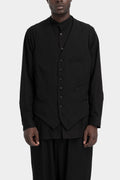 Y’s Yohji Yamamoto | Gabardine wool vest ML-V02-103