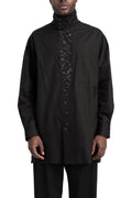 Y's by Yohji Yamamoto | SS26 - Multi Button Shirt, Black MA-B10