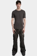 Blackmerle | SS25 - I01 Double neck tee, Shadow