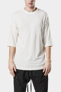 Thom/Krom | AW24/25 - Extended sleeve jersey t-shirt, White