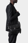 GUIDI M100 - Messenger bag, Black / Full Grain Horse Leather