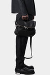 GUIDI M100 - Messenger bag, Black / Full Grain Horse Leather